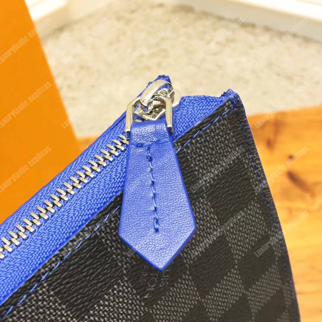LV Pochette Jour PM Damier Graphite Blue