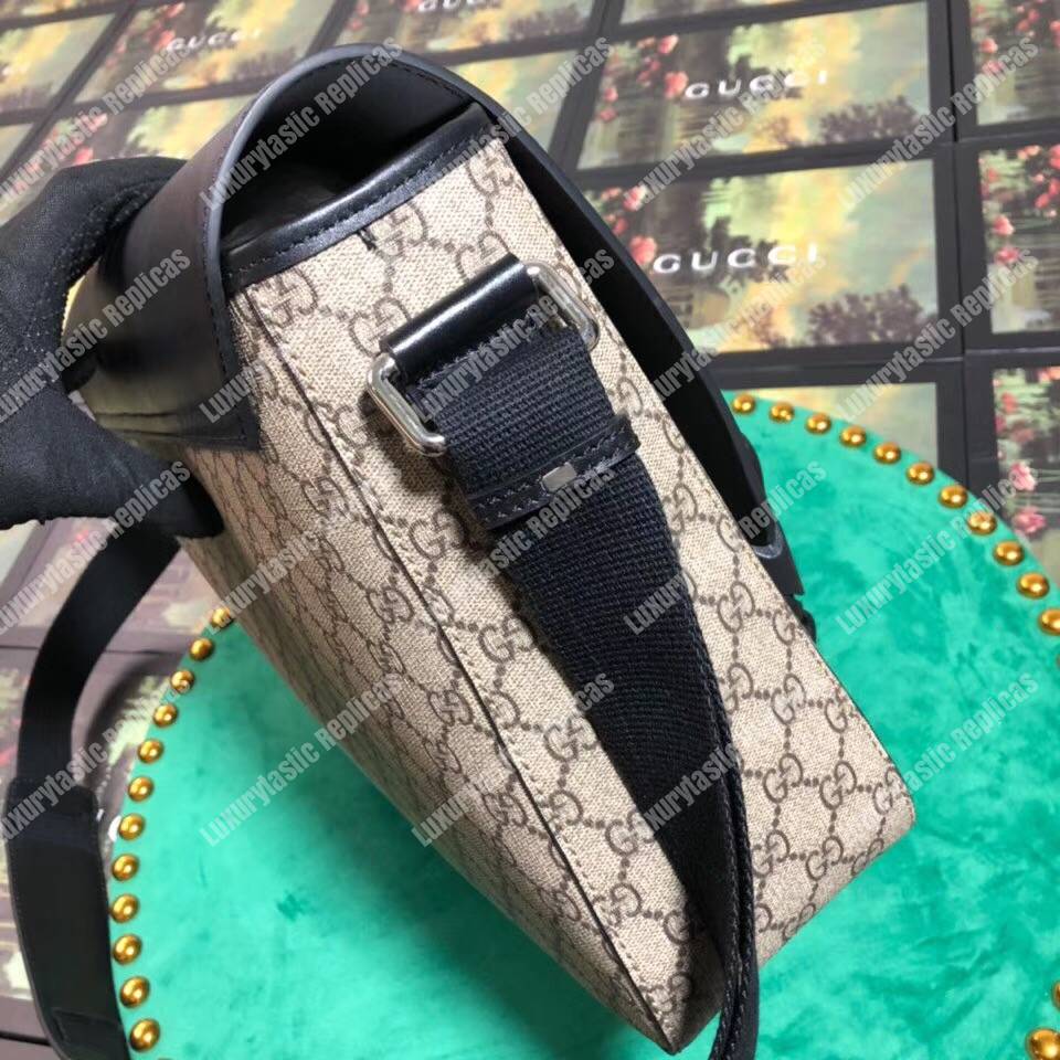 G*u*i gg sup*e messenger beige/ebony black
