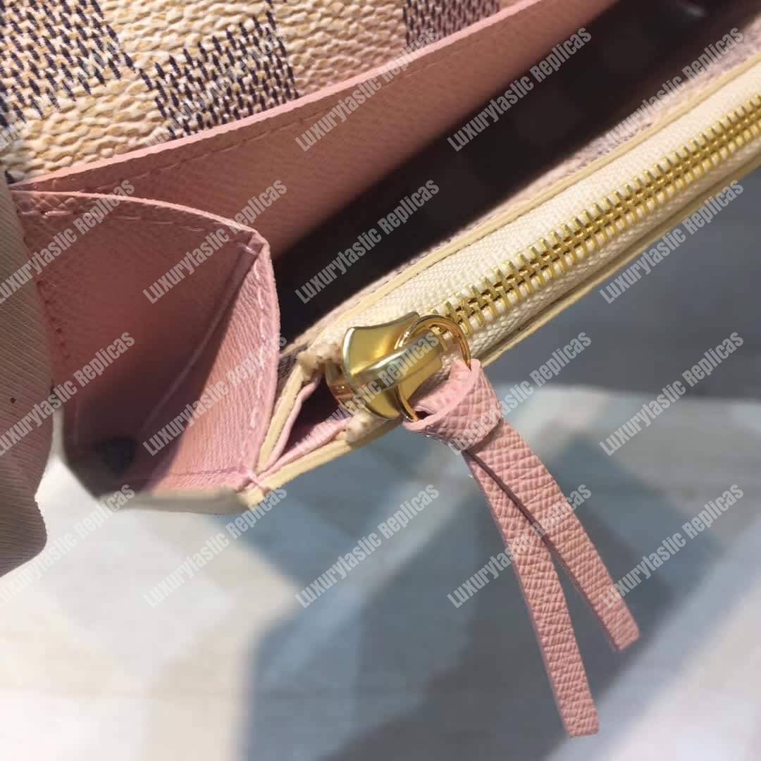 LV Emilie Wallet Damier Azur Canvas