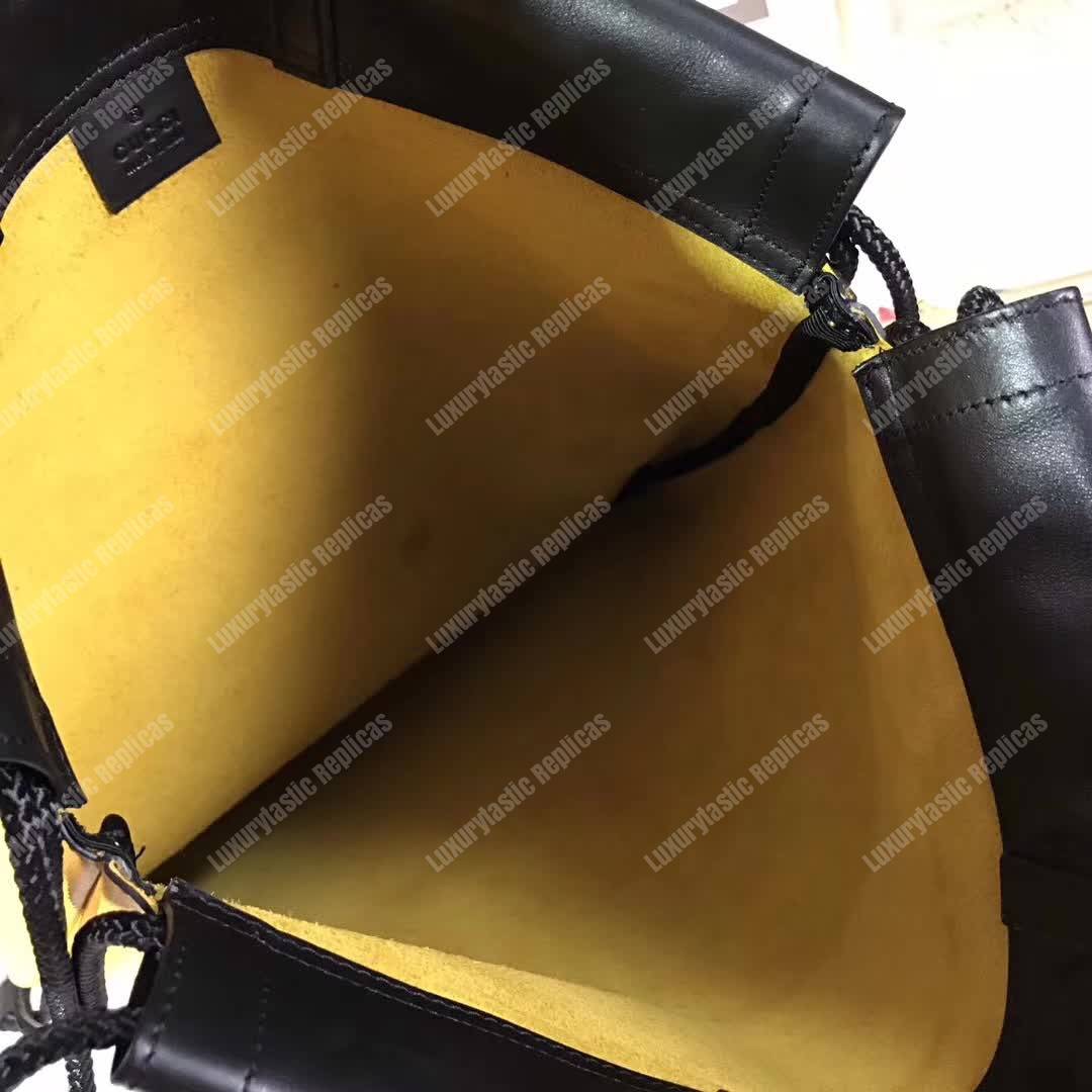 G*u*i coco capitán logo backpack yellow