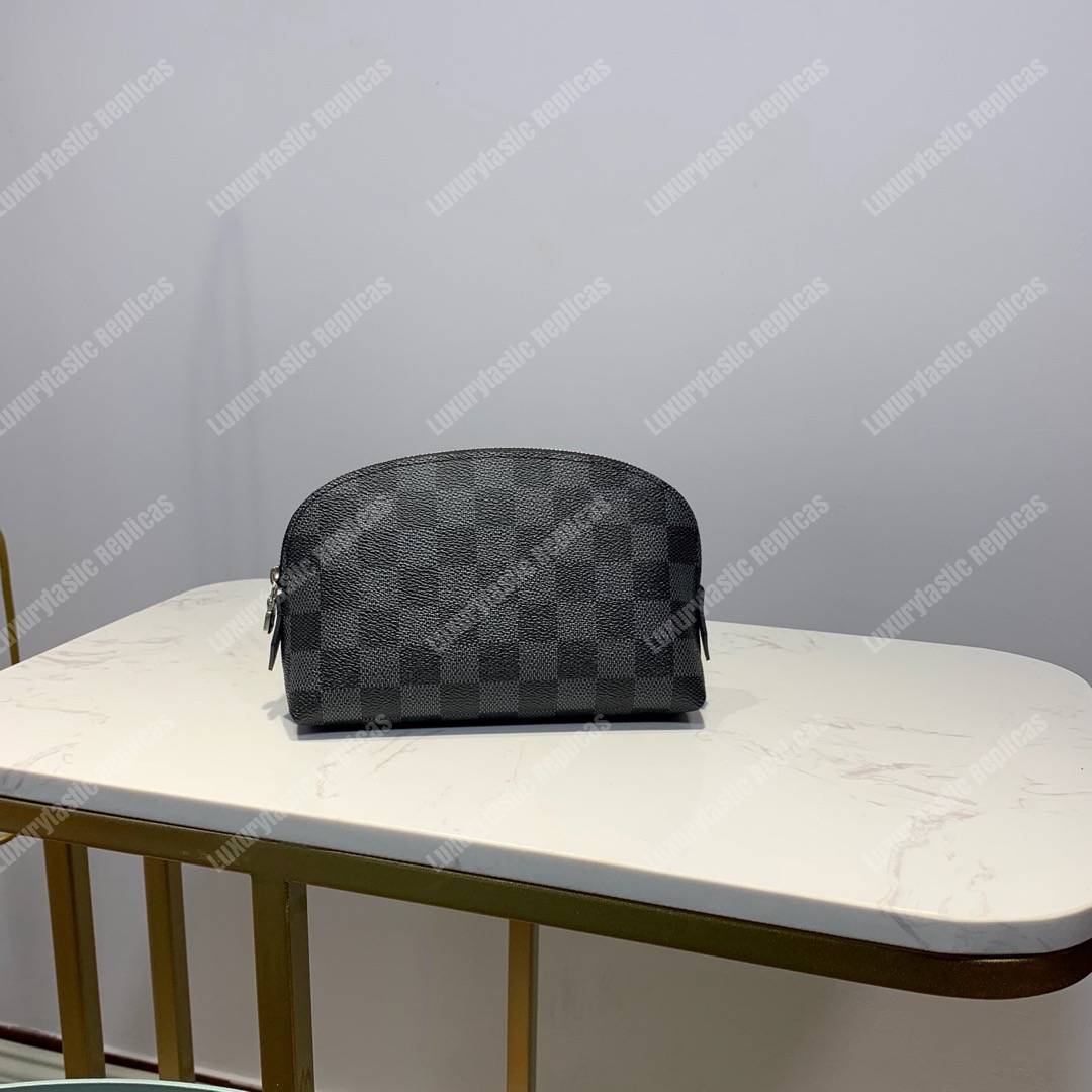 LV Cosmetic Pouch PM Damier Graphite