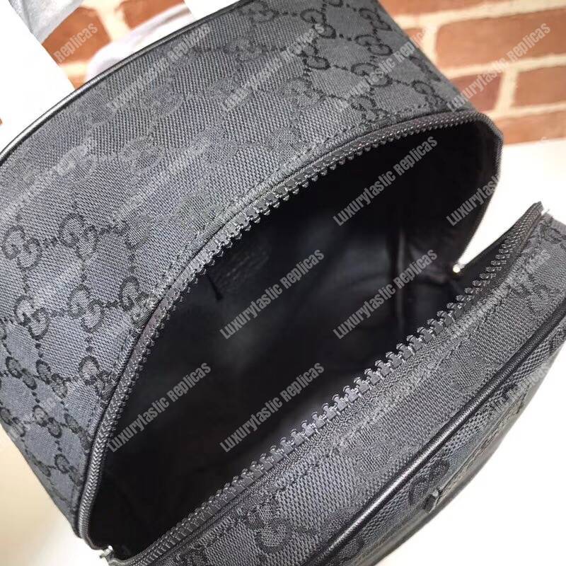 G*u*i gg G*u*issima canvas black backpack
