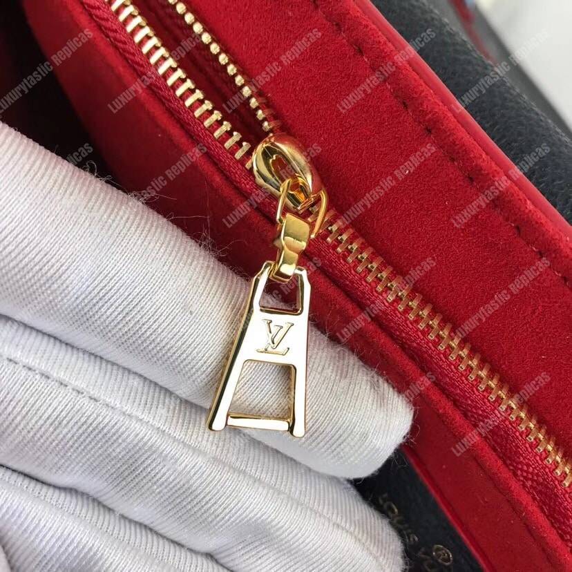 LV Vavin MM Monogram Empreinte Leather Marine Rouge