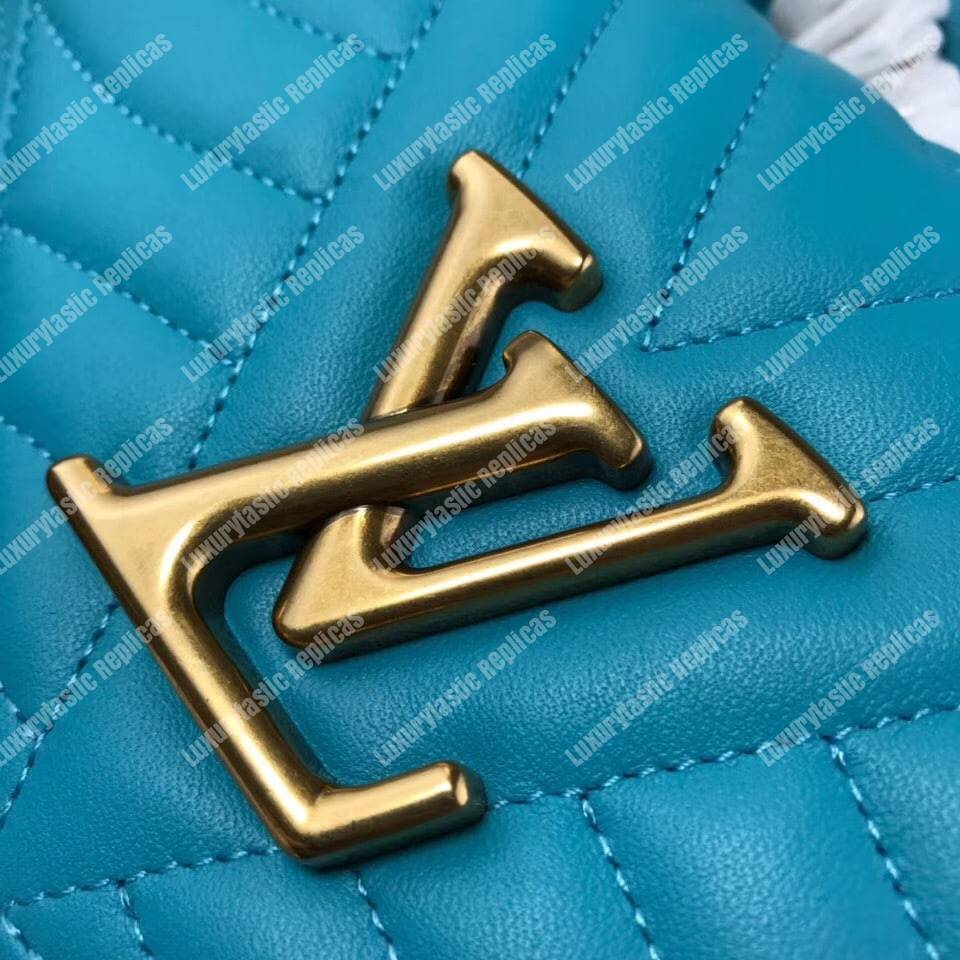 LV New Wave Chain Bag MM Malibu Green