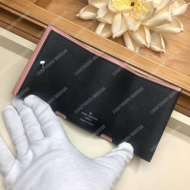 LV Lockmini Wallet Rose Ballet Blanc Maito Noir