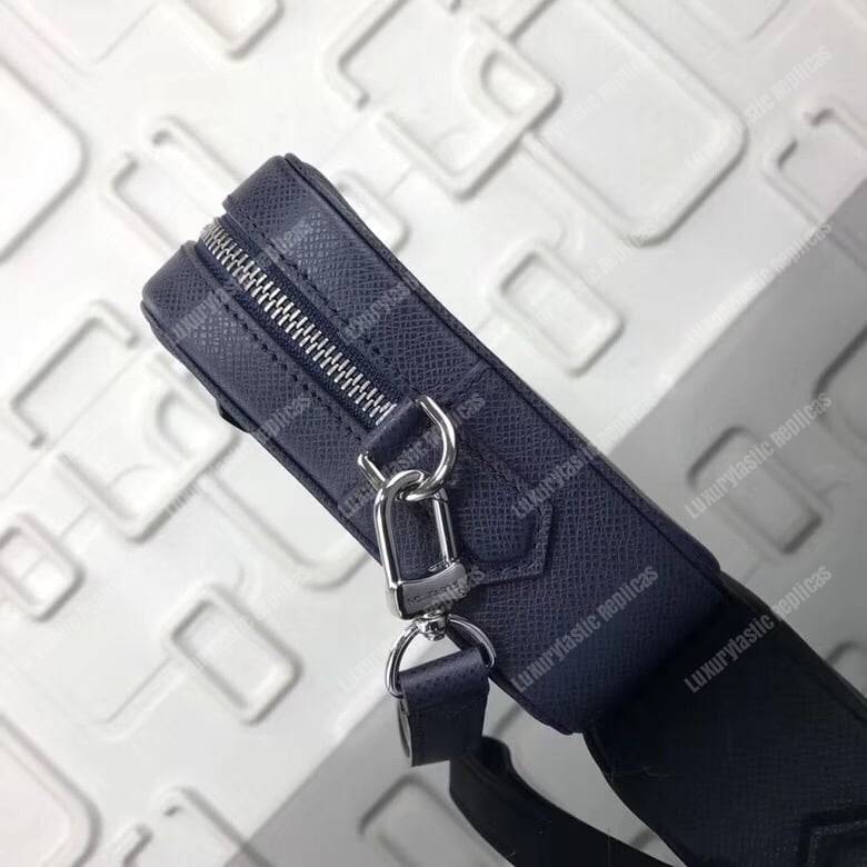 LV Kasai Clutch Taiga Leather