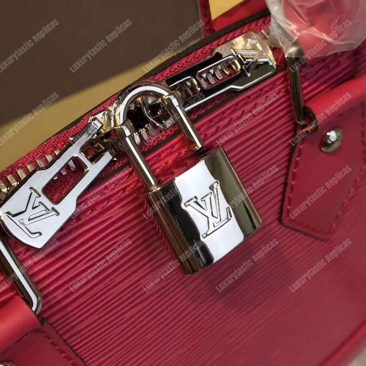 LV Alma BB Epi Leather Freesia
