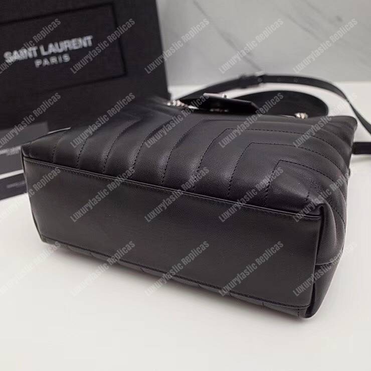 Saint Laurent Small Loulou Shopping Bag Black