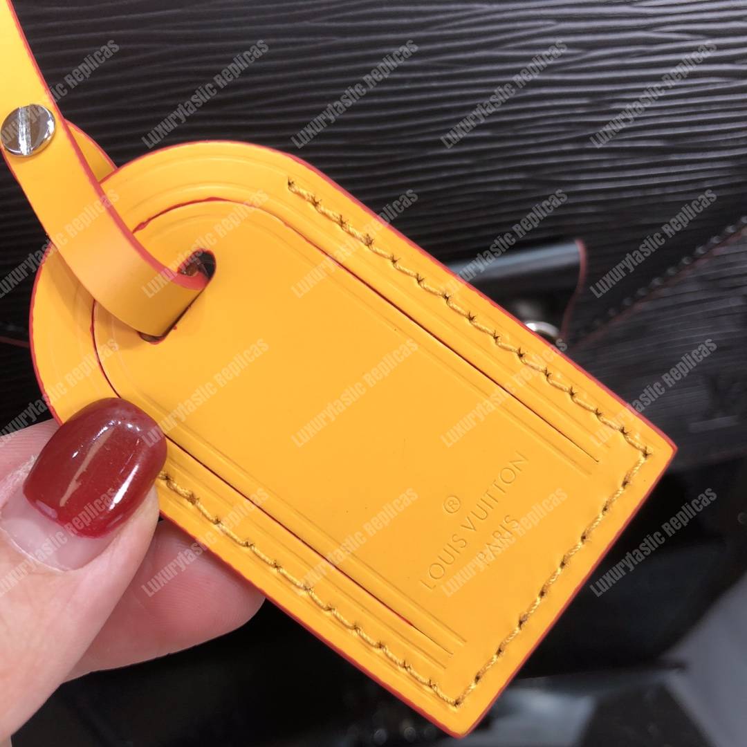 LV Pochette Epi Leather Black/Red
