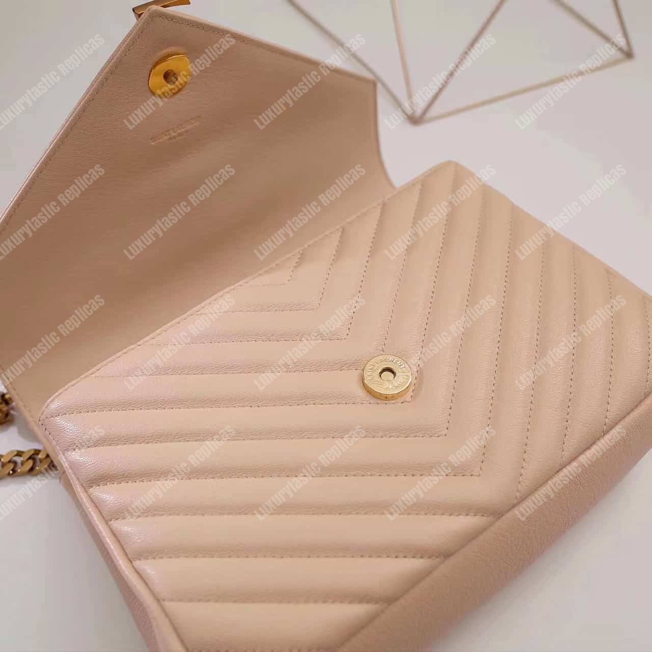 Saint Laurent Classic Medium College Monogram Powder