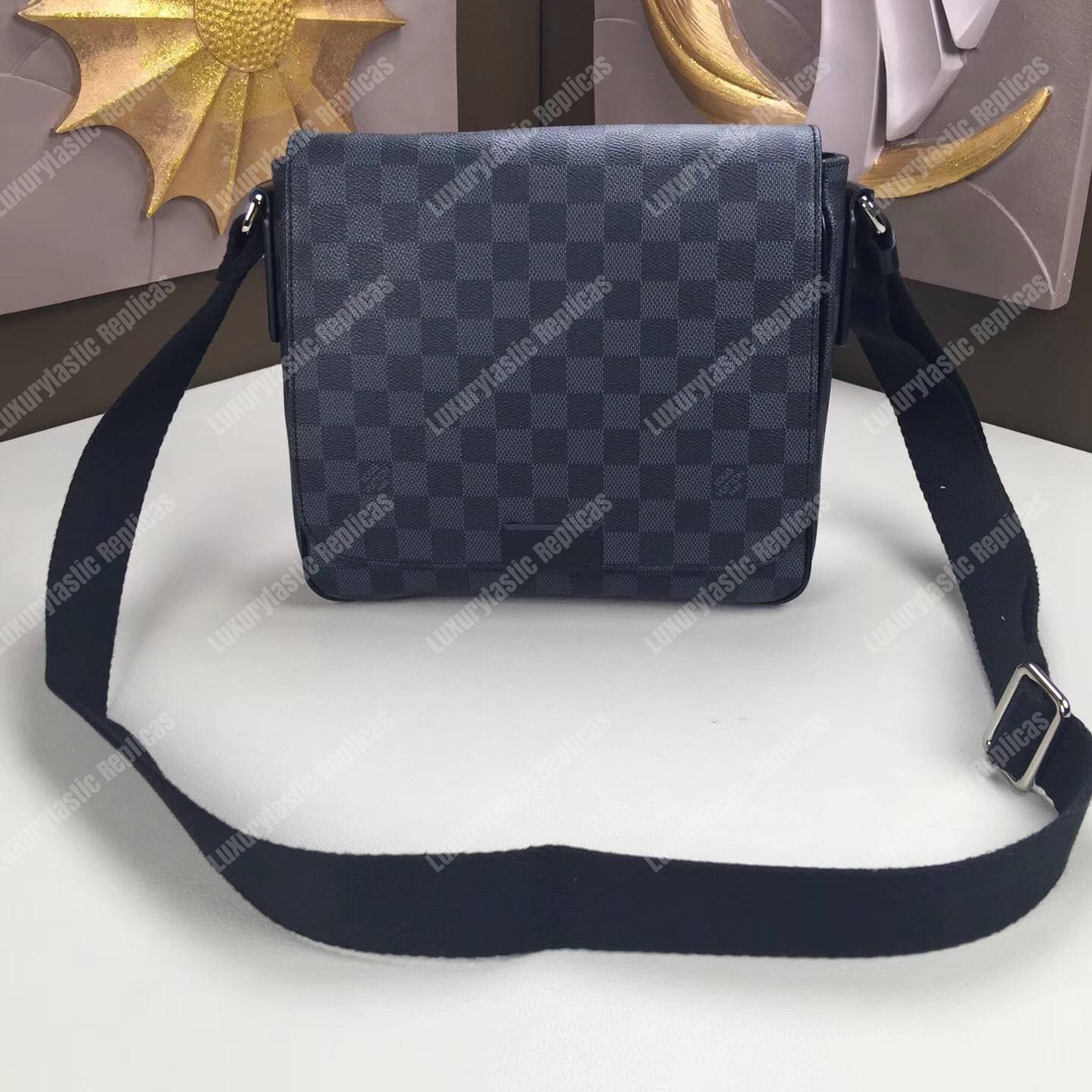 LV District PM Messenger Bag Damier Graphite Canvas