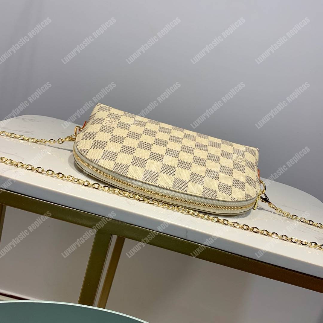 LV Cosmetic Pouch GM Damier Azur Canvas