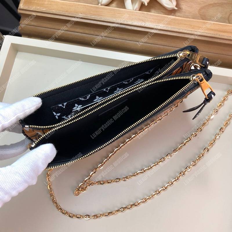 LV Jungle Pochette Double Zip Giant Monogram