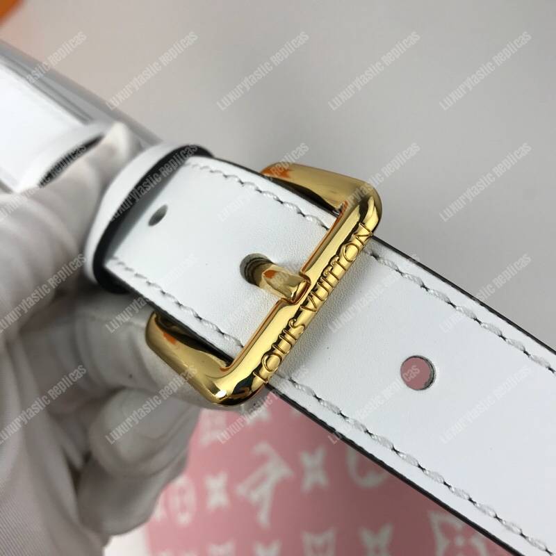 LV Giant/Mini Monogram Canvas Bumbag Red/Pink