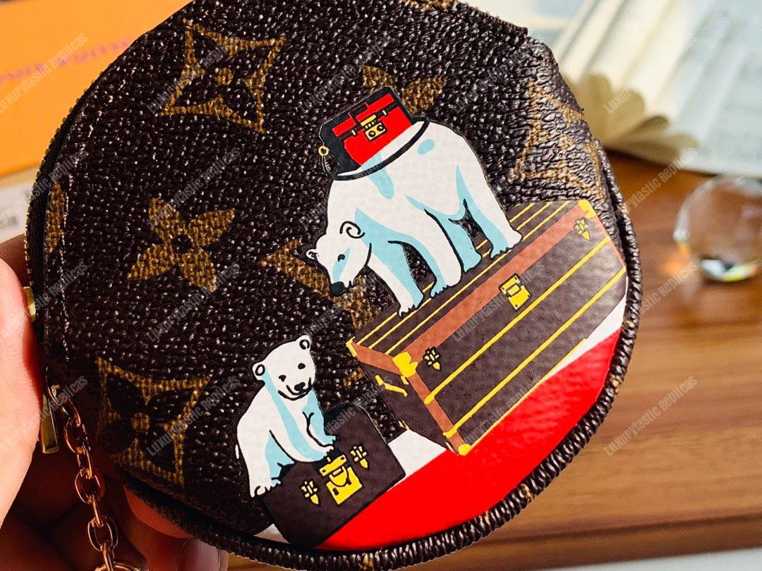 LV Round Coin Purse Monogram Canvas