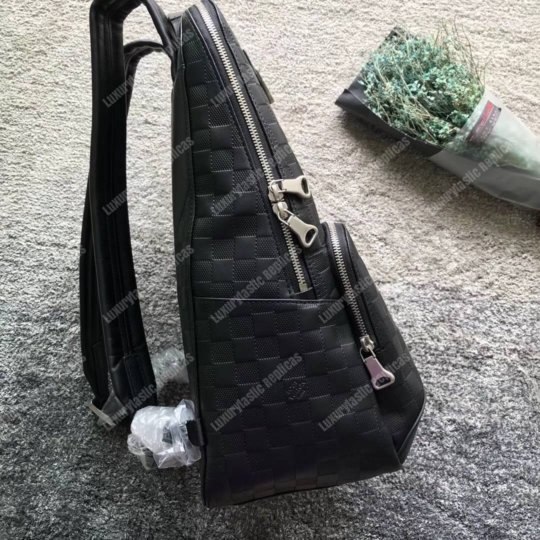 LV Avenue Backpack Damier Infini Leather Onyx
