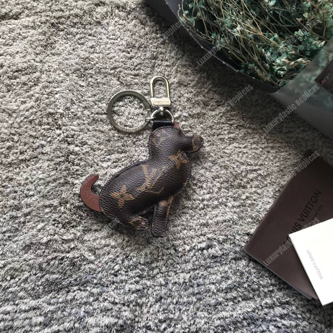 LV Dog Bag Charm and Key Holder