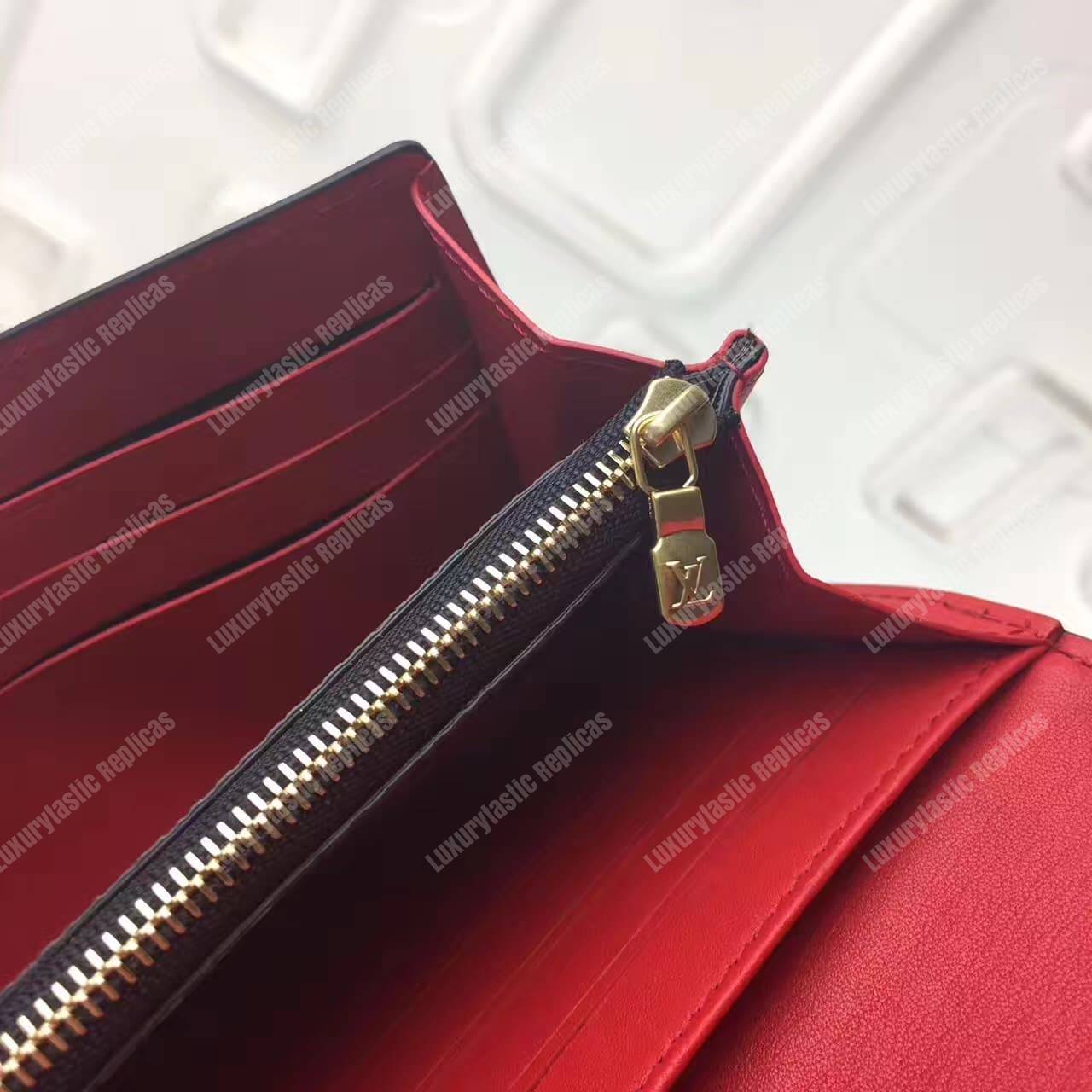 LV Sarah Tuileres Wallet Monogram Marron