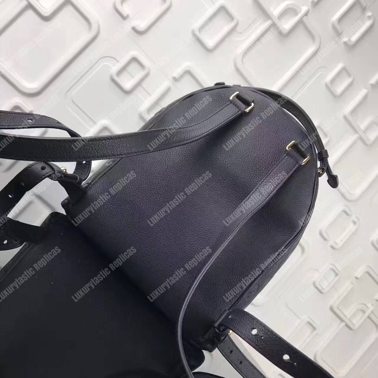 LV Sorbonne Backpack Monogram Empreinte Leather Noir