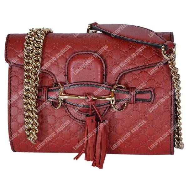 G*u*i emily mini micro G*u*issima bag red