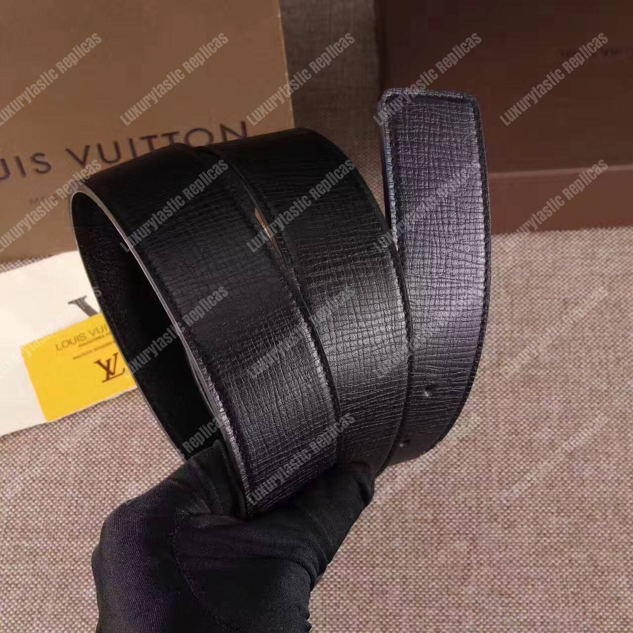 LV Initiales 40mm Epi Leather Silver Buckle