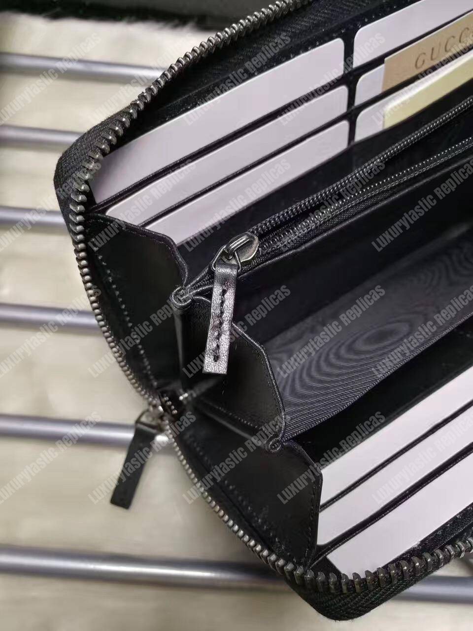 G*u*i gg G*u*issima signature zip around wallet black