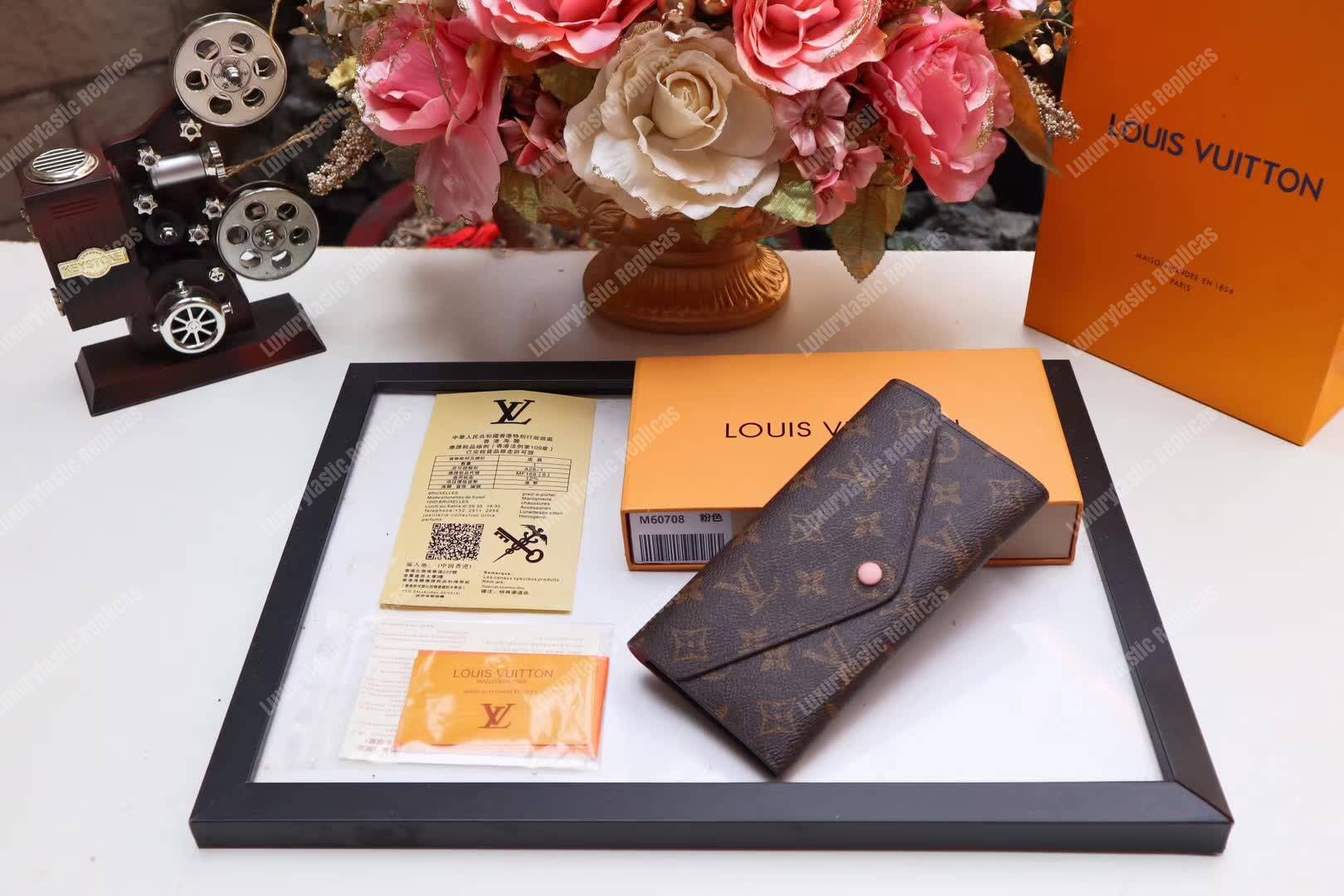 LV 6 Key Holder Monogram Canvas Fuchsia