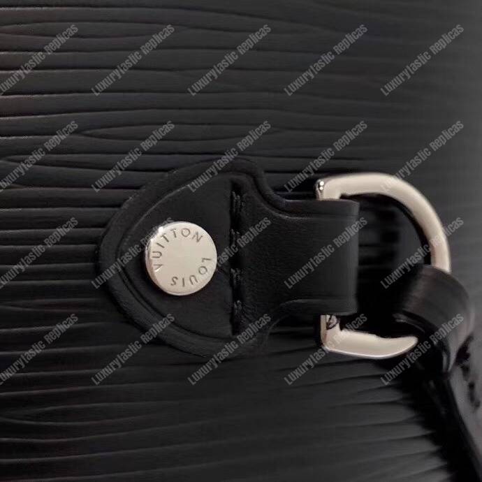 LV Neverfull MM Epi Leather Black