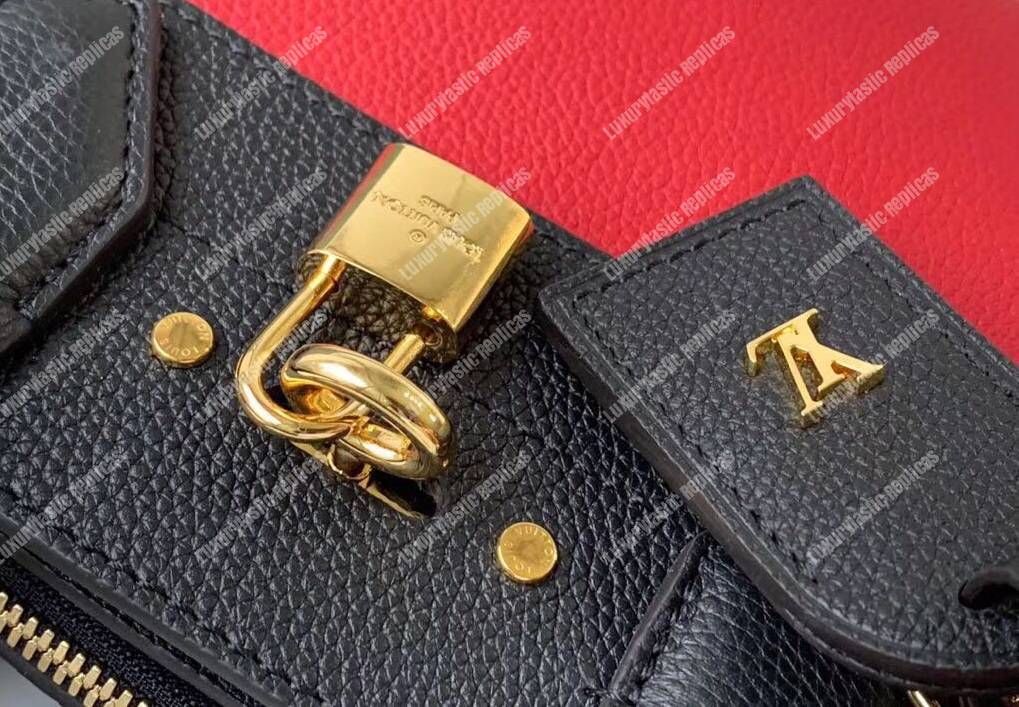 LV City Steamer Mini Noir Rouge