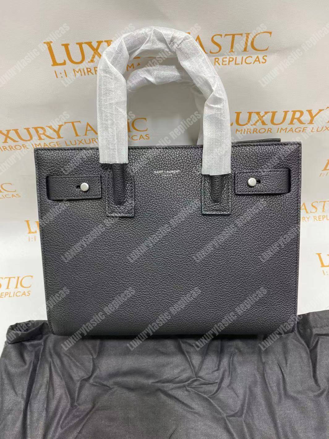 Saint Laurent Sac De Jour Baby Grained Leather Black