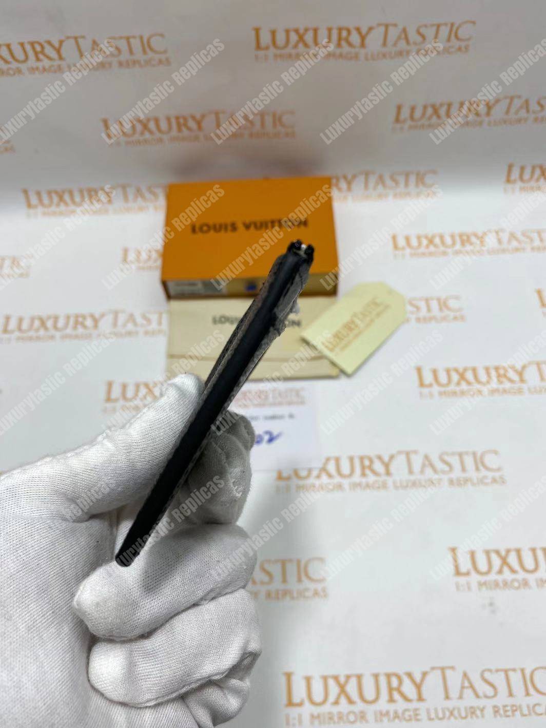 LV Coin Card Holder Damier Graphite Canvas