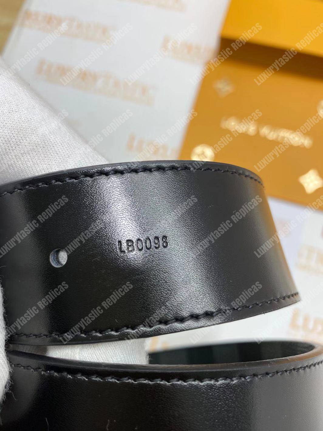 LV Initiales 40MM Belt Damier Graphite Canvas