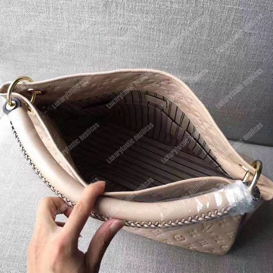 LV Artsy MM Beige Rosé Beige