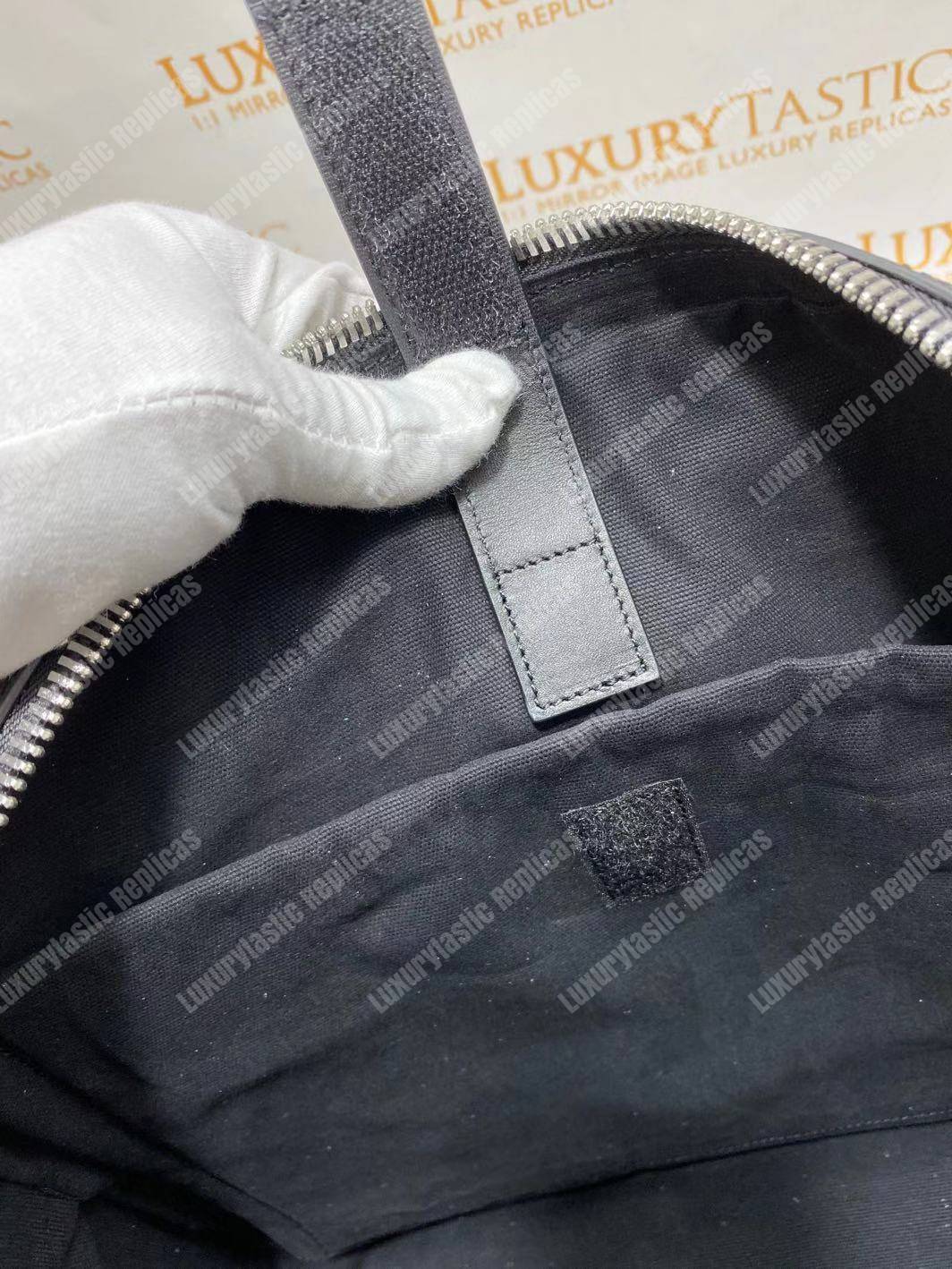 G*u*i gg sup*e briefcase black/grey canvas