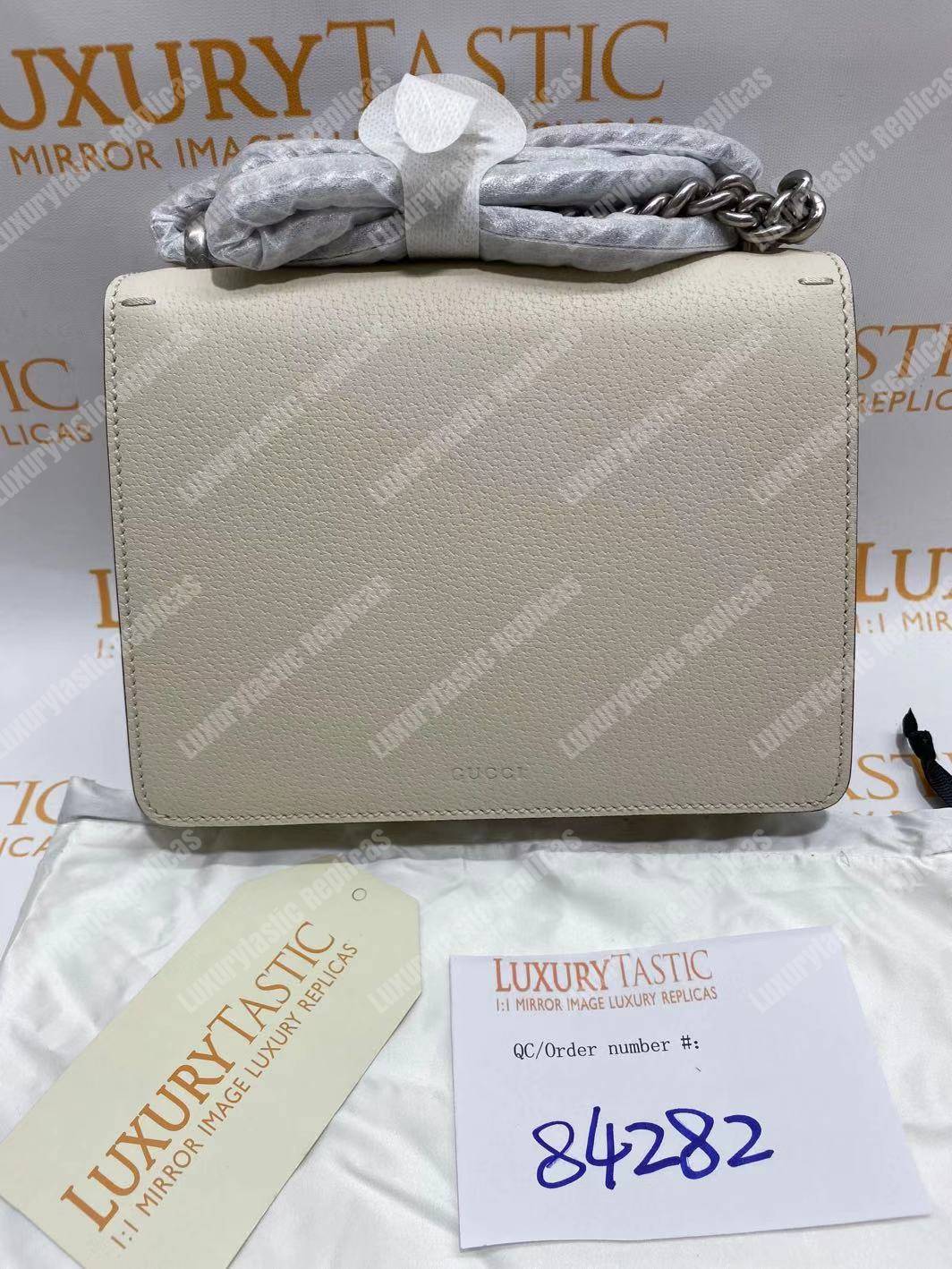 G*u*i dionysus leather mini bag white