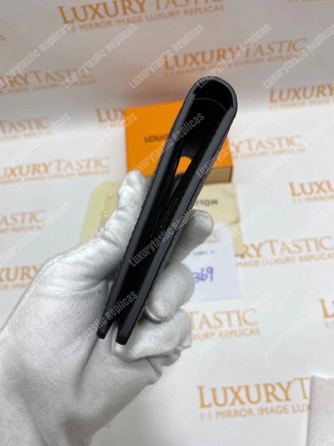 LV Slender ID Wallet Monogram Eclipse Canvas
