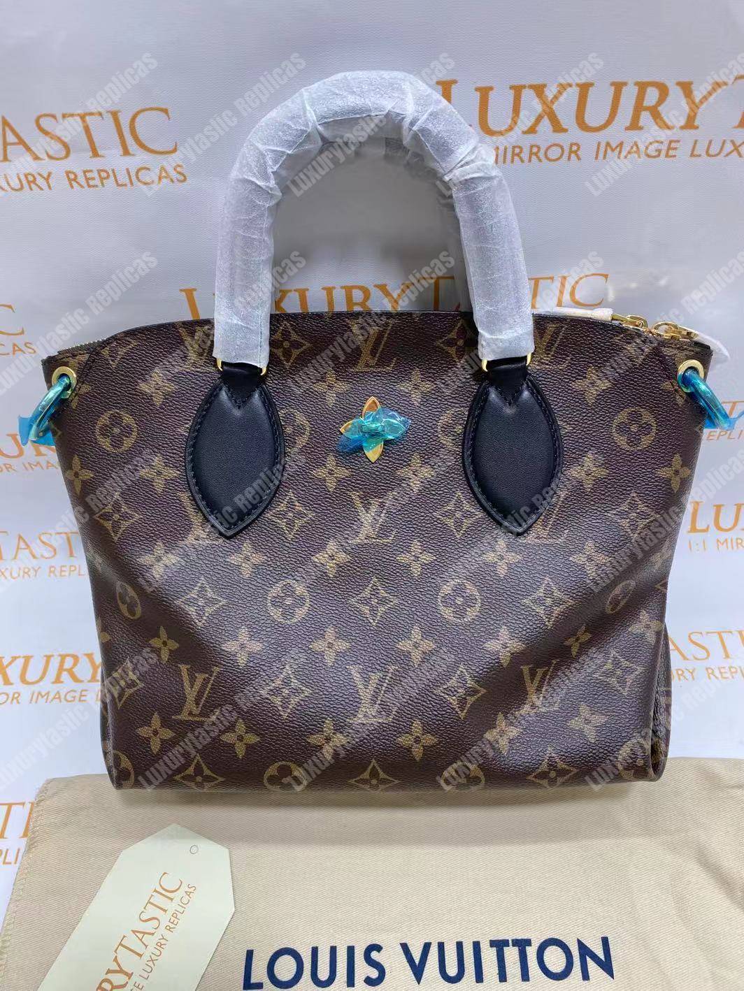 LV Flower Zipped Tote Pm Monogram canvas Noir