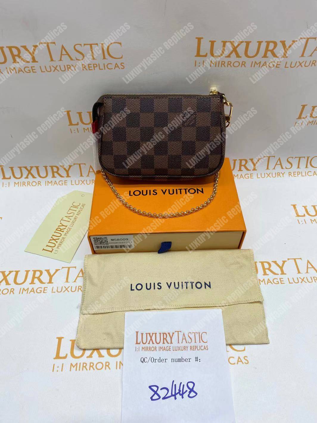 LV Mini Pochette Eiffel Tower Print