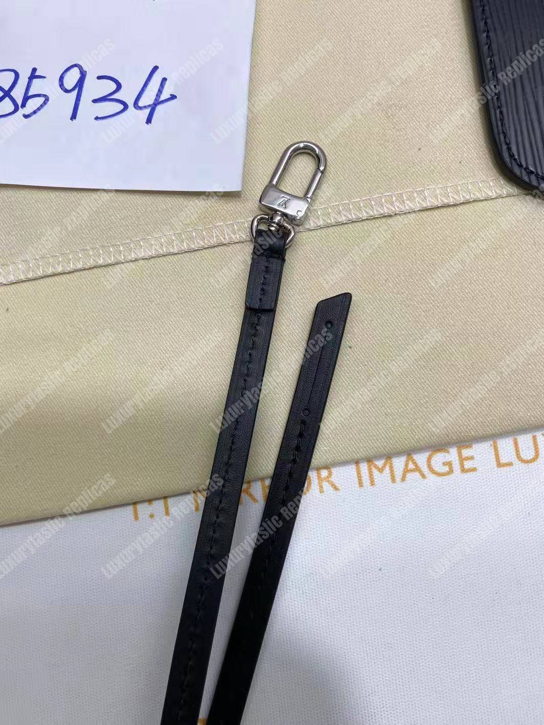 LV Neverfull MM Epi Leather Black