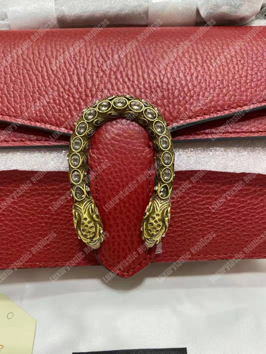 G*u*i dionysus leather small bag red
