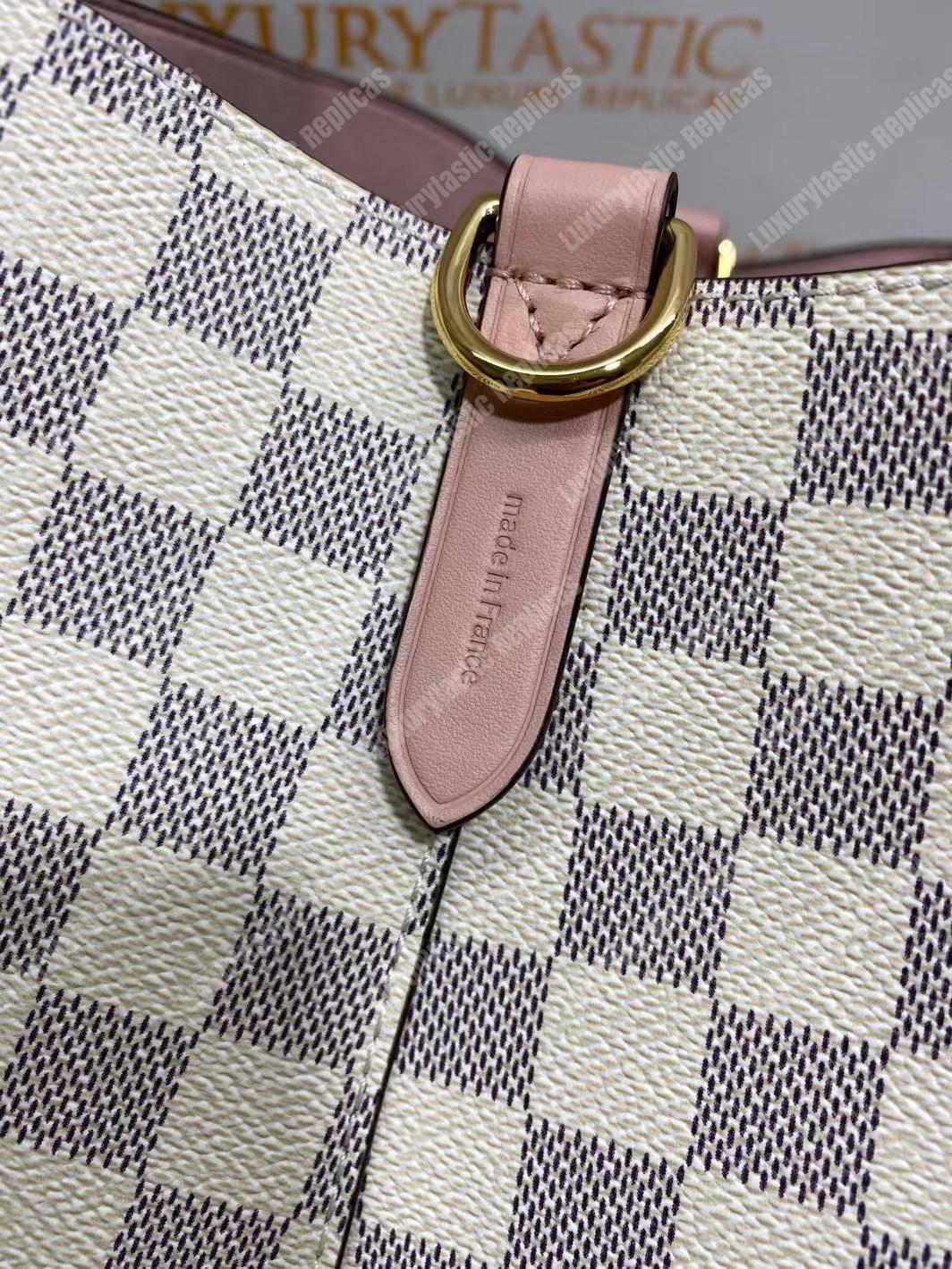 LV NéoNoé Damier Azur Canvas Eau de Rose Limited Edition