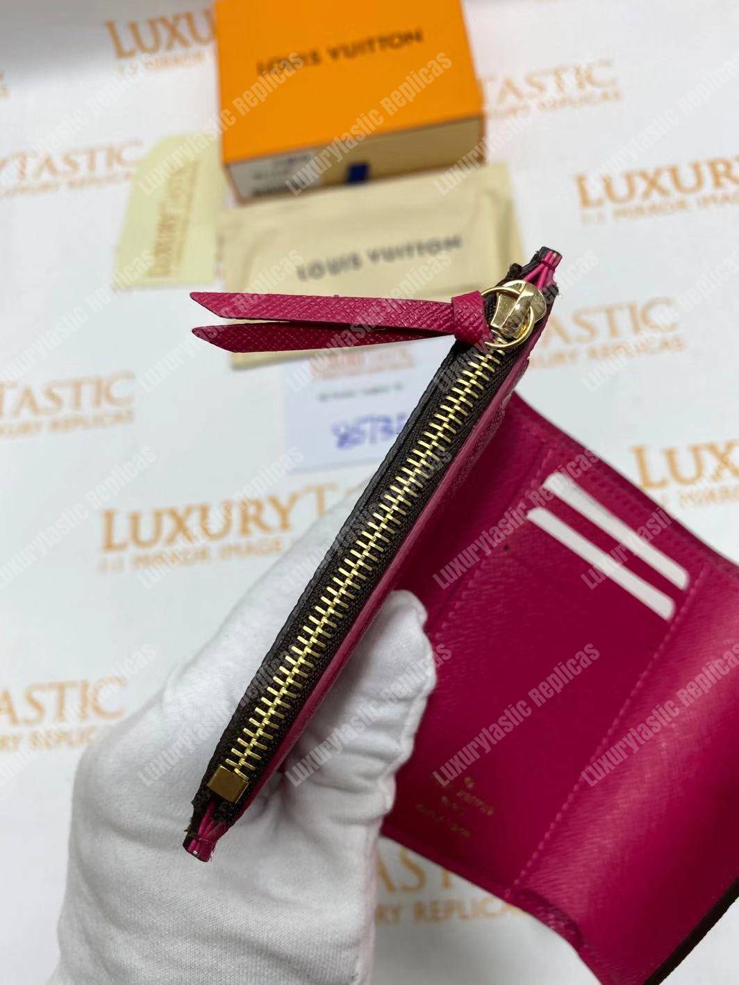 LV Victorine Wallet Monogram Fuchsia