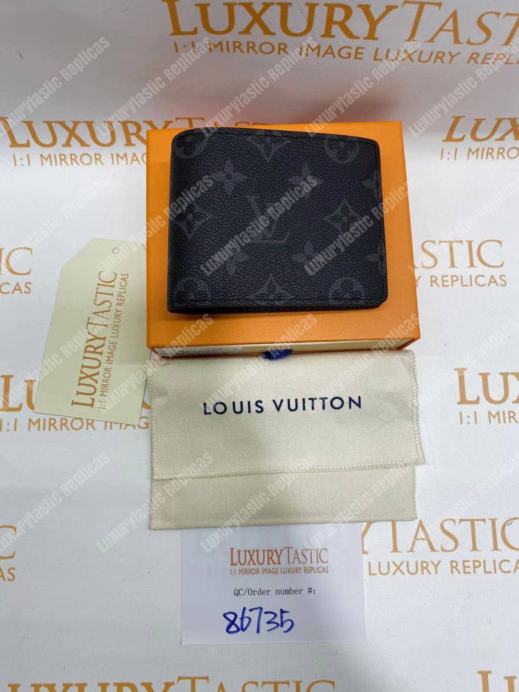 LV Multiple Wallet Monogram Eclipse Black