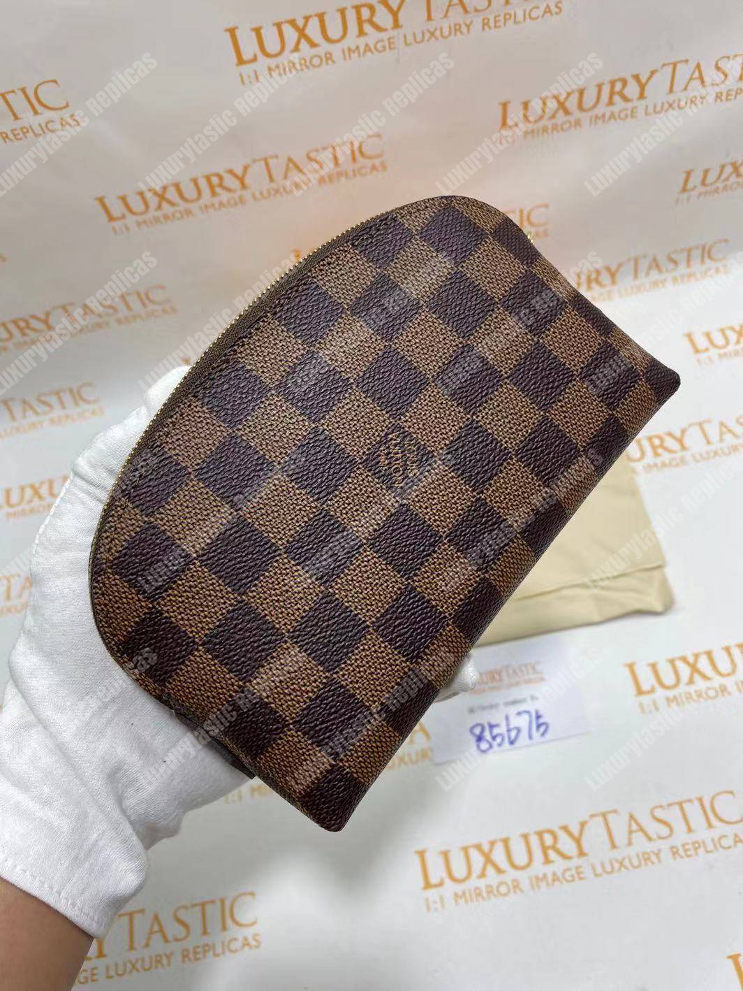 LV Cosmetic Pouch PM Damier Ebene