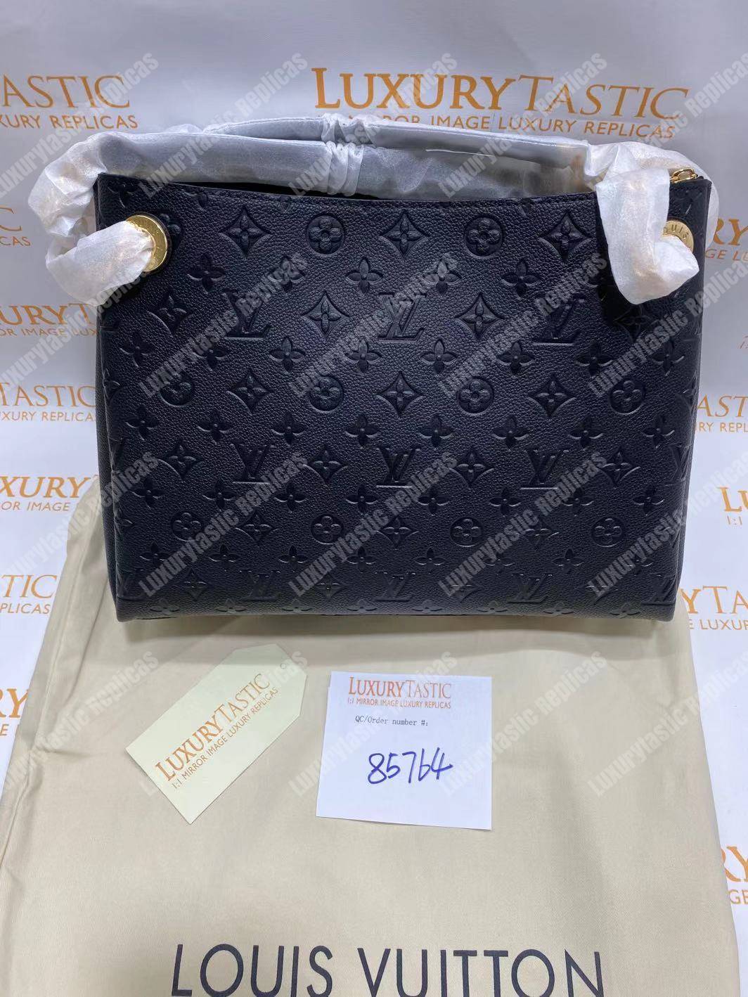 LV Surene MM Monogram Empreinte Leather Noir