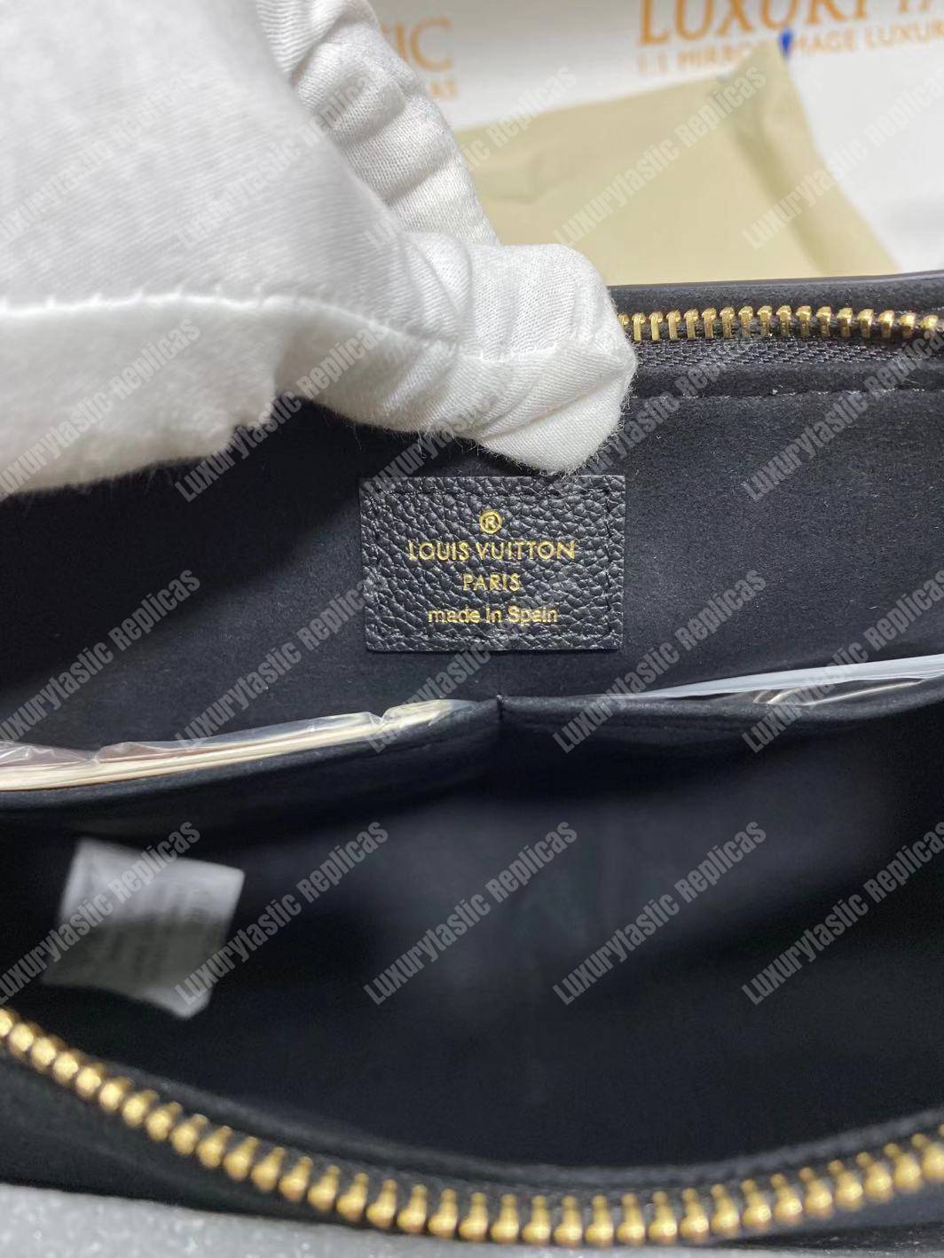 LV Surene MM Monogram Empreinte Leather Noir