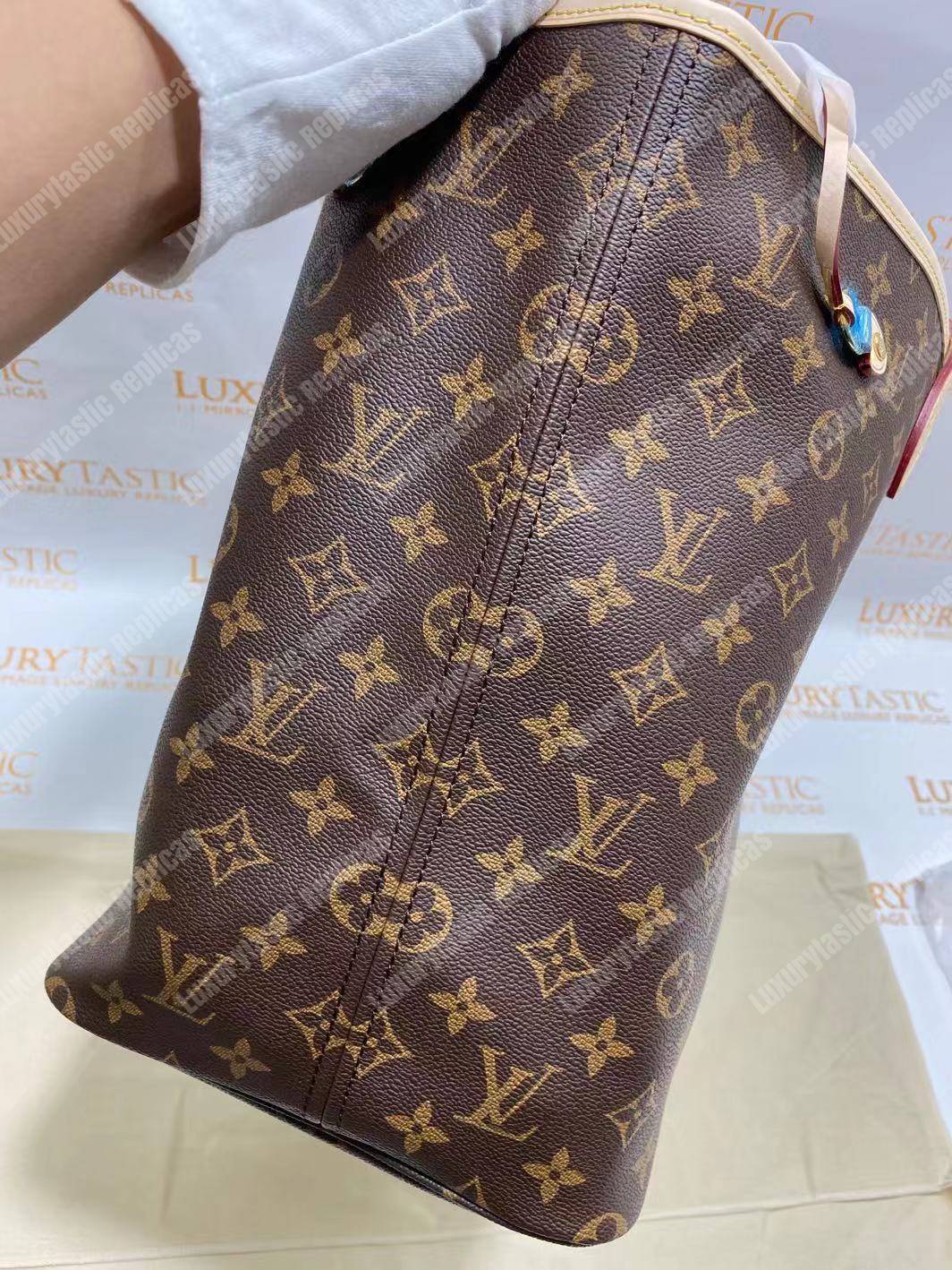 LV Neverfull GM Monogram Pivoine