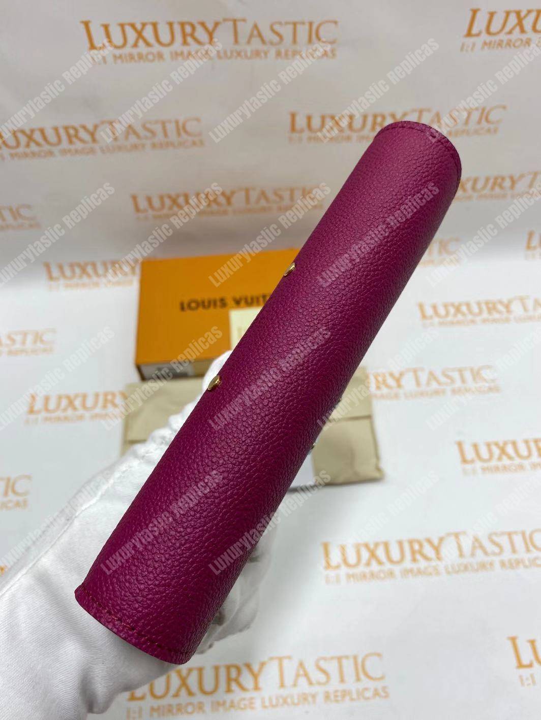LV Pallas Wallet Monogram Canvas Grape