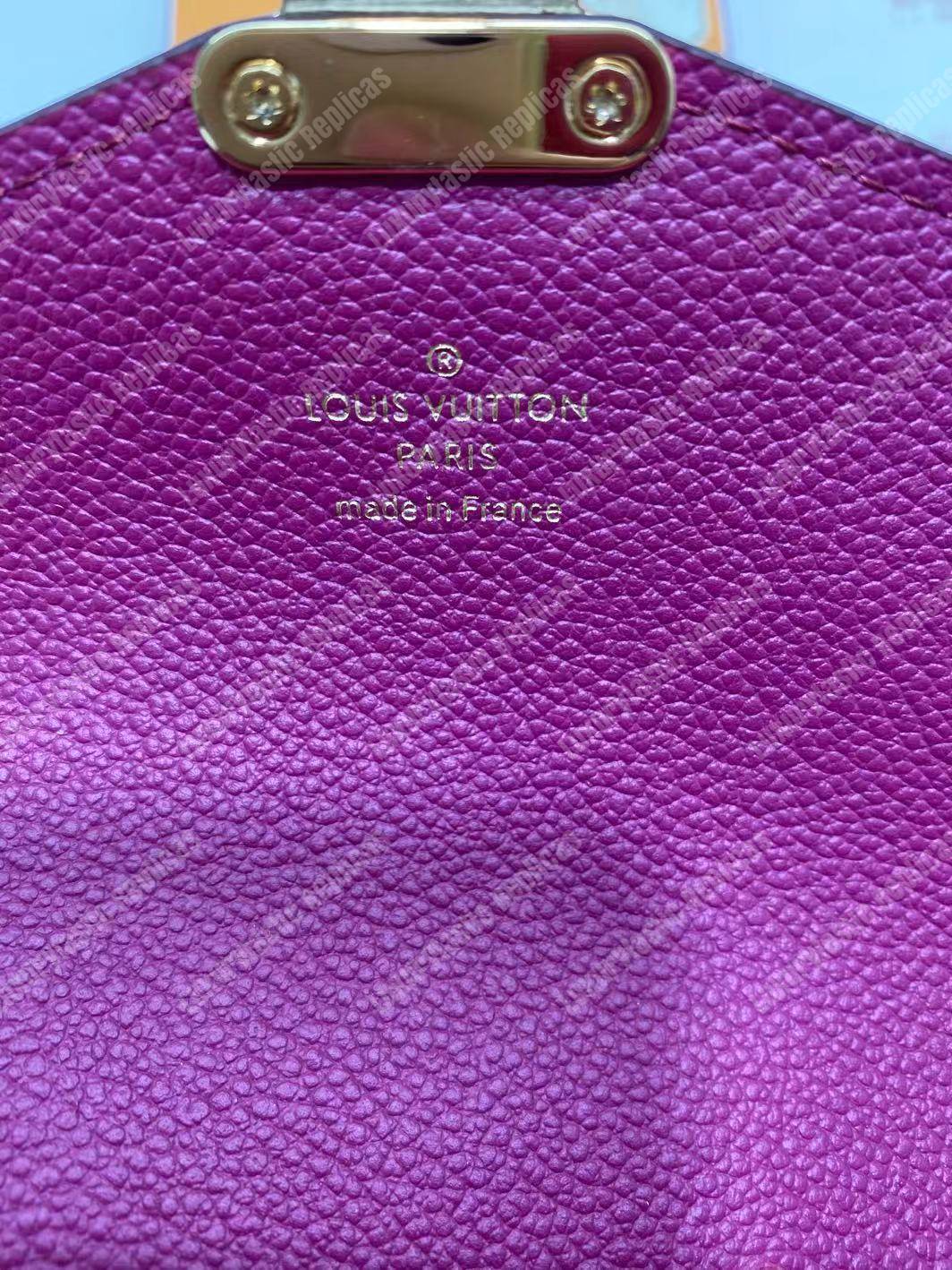 LV Pallas Wallet Monogram Canvas Grape