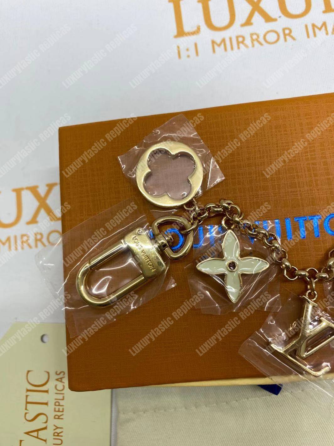 LV Fleur de Monogram Bag Charm